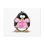 Sweet Heart Penguin Post Cards