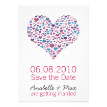 Sweet-Heart Save the Date invitations