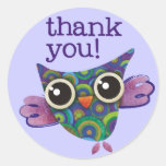 Sweet Hootie Thank You Stickers