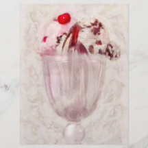Sweet - Ice Cream - Ice cream sundae Full Color Flyer