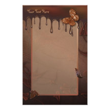 Sweet Indulgence Chocolate Stationery Design