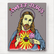 sweet jesus mousepad