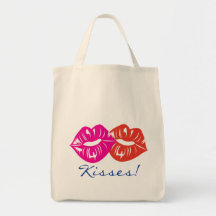 sweet kisses canvas bags