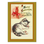 Sweet Kitten Vintage Christmas Cards