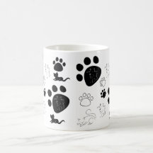 Sweet kittens and paws mugs