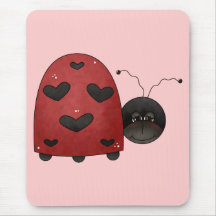 Sweet Ladybug Mousepads