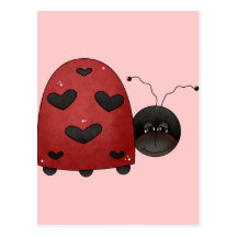 Sweet Ladybug Post Card
