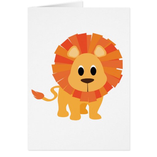 Sweet Lion Greeting Cards
