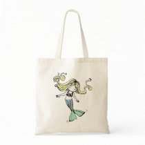 Sweet Little Mermaid Tote Bag