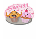 Sweet Love Muffin and Cupcake Pink T-Shirt
