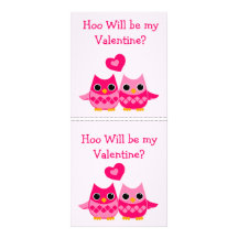 Sweet Love Owls Custom Rack Card