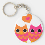 Sweet Love Owls Keychain