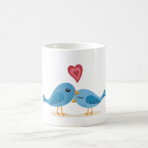 Sweet lovebirds mug