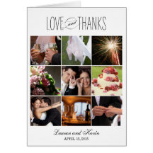 Sweet Memories Thank You Card - White