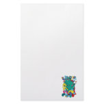 sweet monster cartoon art personalized stationery