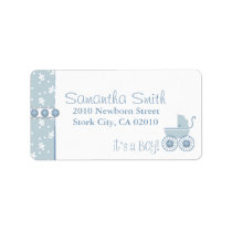 Sweet One Boy Address Label