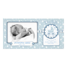 Sweet One Boy Photo Card
