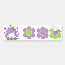Sweet Pea Cutie Sticker Sheet 1 Bumper Sticker