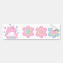 Sweet Pea Cutie Sticker Sheet 2 Bumper Stickers