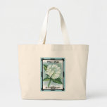 Sweet Peas Spencer White Burt's Seeds Canvas Bags
