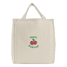 Sweet Pickings Two Cherries Cherry Grocery Bags