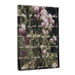 Sweet Pink Garden of Roses iPad Folio Covers