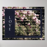 Sweet Pink Garden of Roses Print