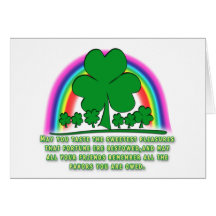 SWEET PLEASURES - IRISH BLESSING FOR CARD
