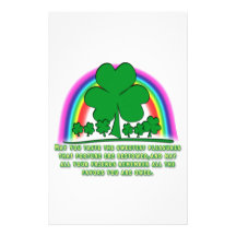 SWEET PLEASURES - IRISH BLESSING FOR STATIONERY PAPER