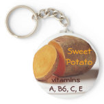 sweet potato keychain