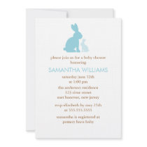 Sweet Rabbits Baby Shower Invitations