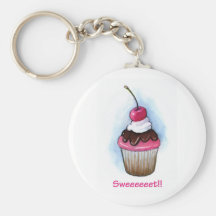 SWEET!! Realism Pastel of Cupcake Key Chains