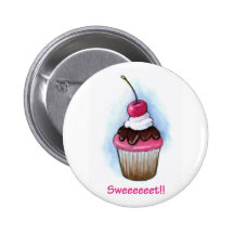 SWEET!! Realism Pastel of Cupcake Pin