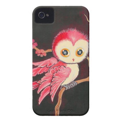 Sweet Red Owl iPhone 4 Case-Mate Case