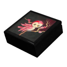 Sweet Red Owl Trinket Box