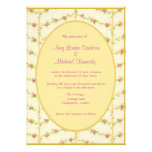 sweet rosebud wedding invitation card