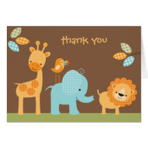 Sweet Safari Note Card