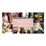 SWEET SCRIPT COLLAGE | WEDDING THANK YOU CARD PHOTO CARD
