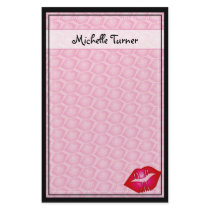 Sweet Sexy Kiss Personalized Stationery
