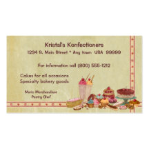 Sweet Shop Business Card