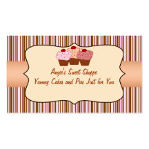 Sweet Shoppe Cupcake Business Card