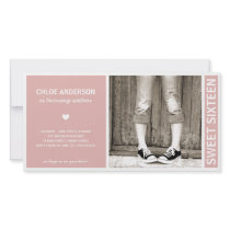 SWEET SIXTEEN | BIRTHDAY INVITATION CUSTOM PHOTO CARD