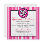 sweet sixteen birthday party invite pink chic  fun invitations