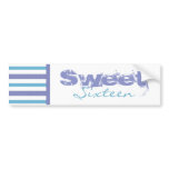 Sweet Sixteen Bumper Sticker