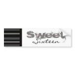 Sweet Sixteen Bumper Sticker