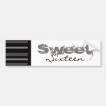 Sweet Sixteen Bumper Sticker