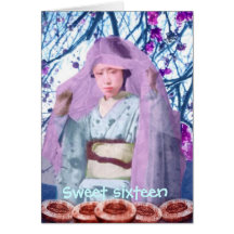Sweet sixteen Card Wenskaarten