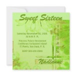 Sweet Sixteen Garden Brezze Invitation-Cust.
