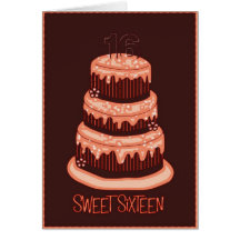 Sweet Sixteen Greeting Cards