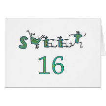 Sweet Sixteen Greeting Cards